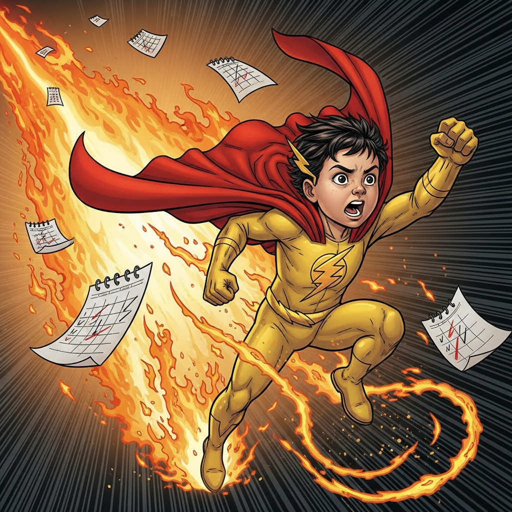 Blazing streak kid