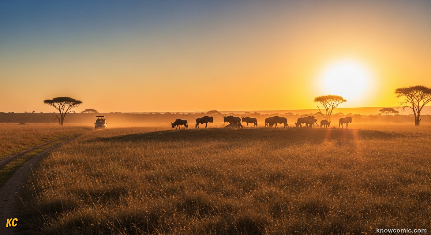 Wildlife corridor map showing community conservancies protecting the migration route