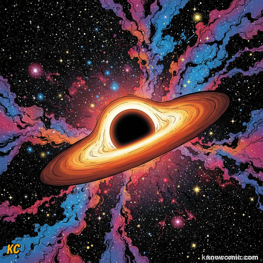 Black hole slowly evaporating over billions of years through Hawking radiation emission