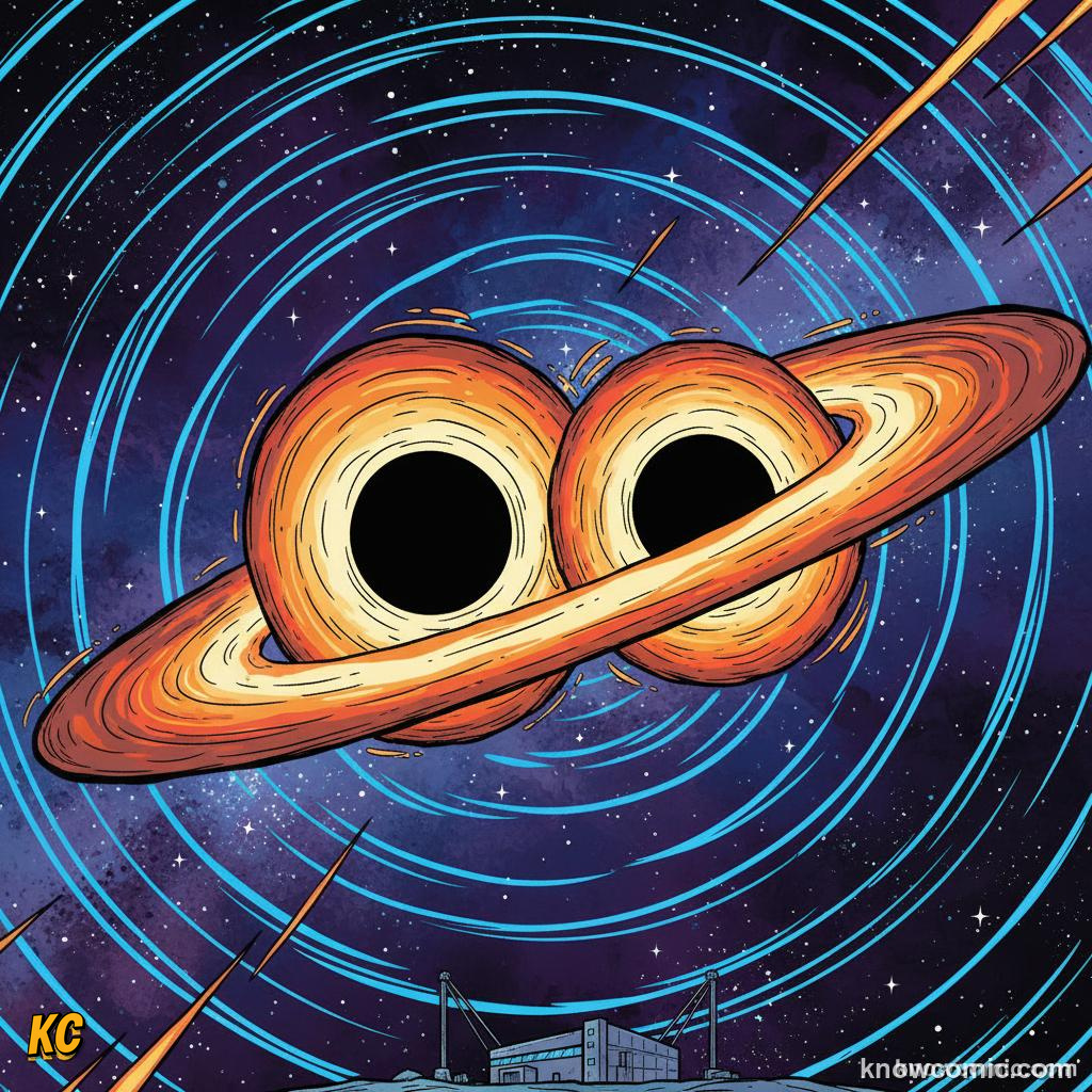 Gravitational waves detected by LIGO from two black holes merging billions of light-years away