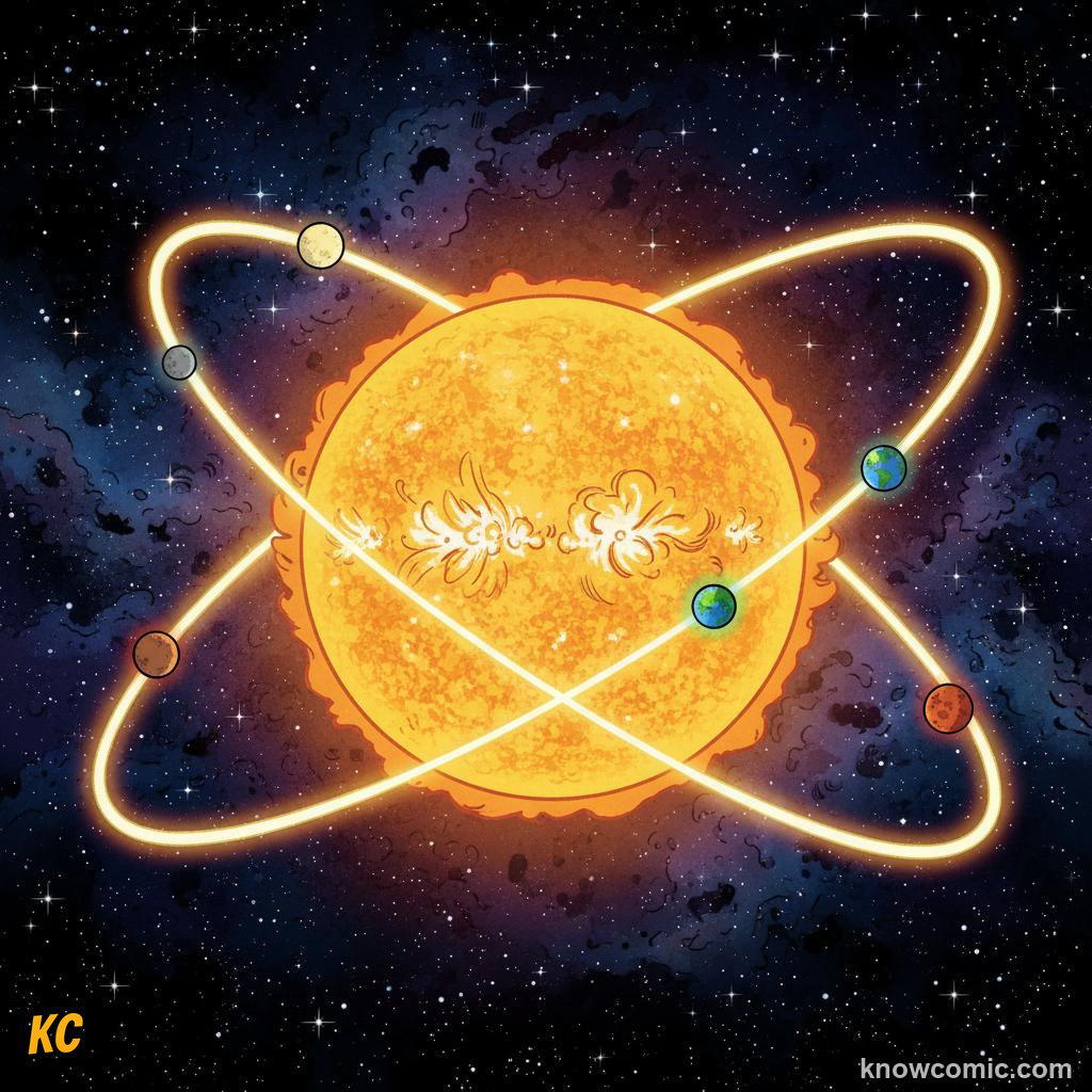Sun-like star expanding into a red giant engulfing inner planets as it ages