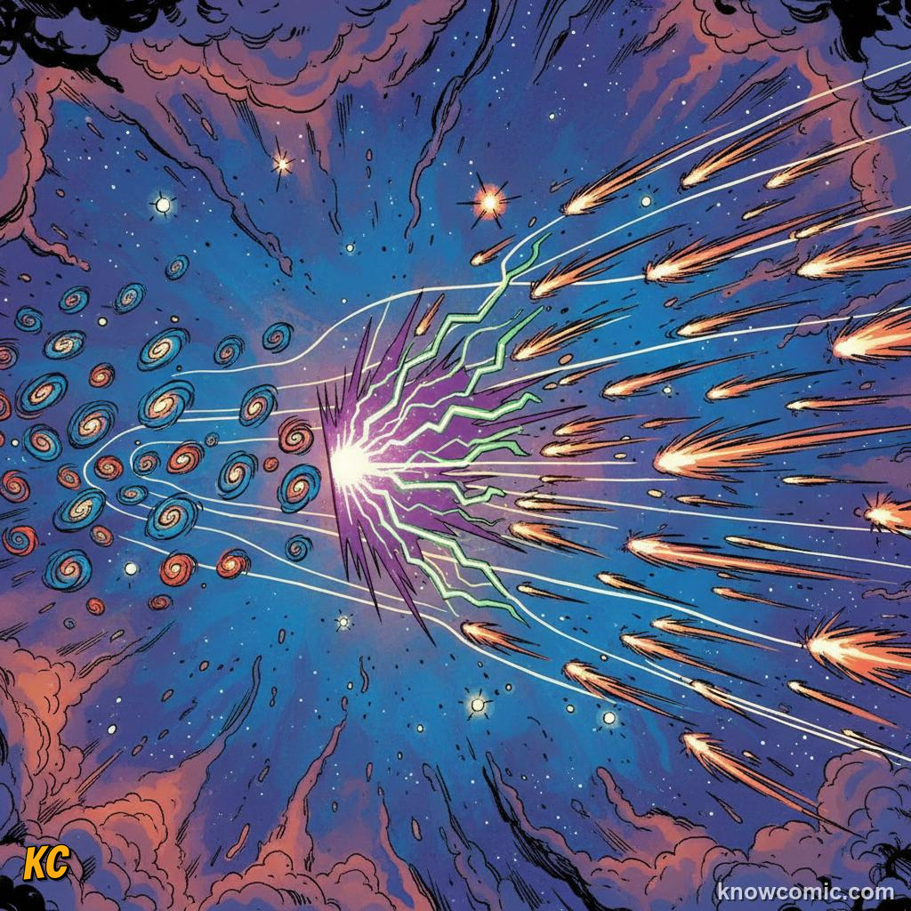 Graph showing the accelerating expansion of the universe discovered by astronomers in 1998