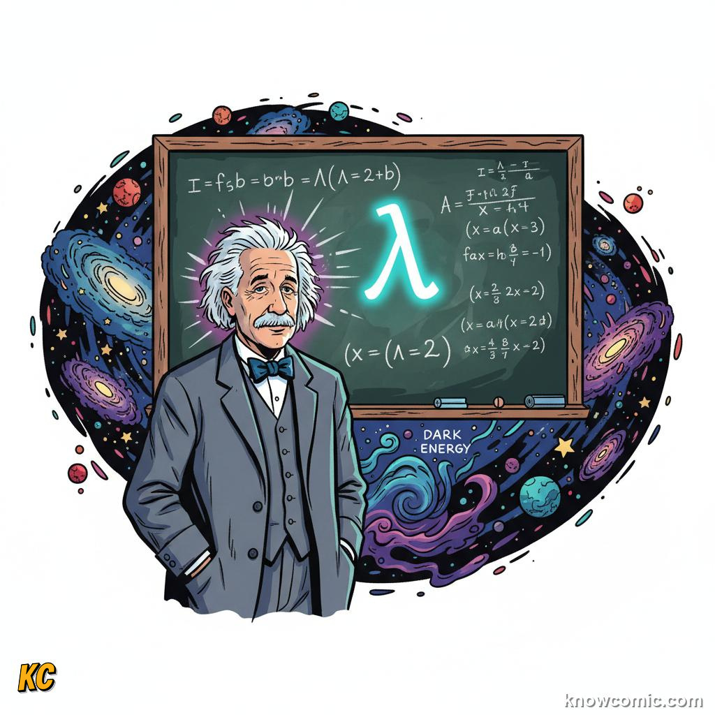 Einstein cosmological constant lambda representing the energy density of empty space