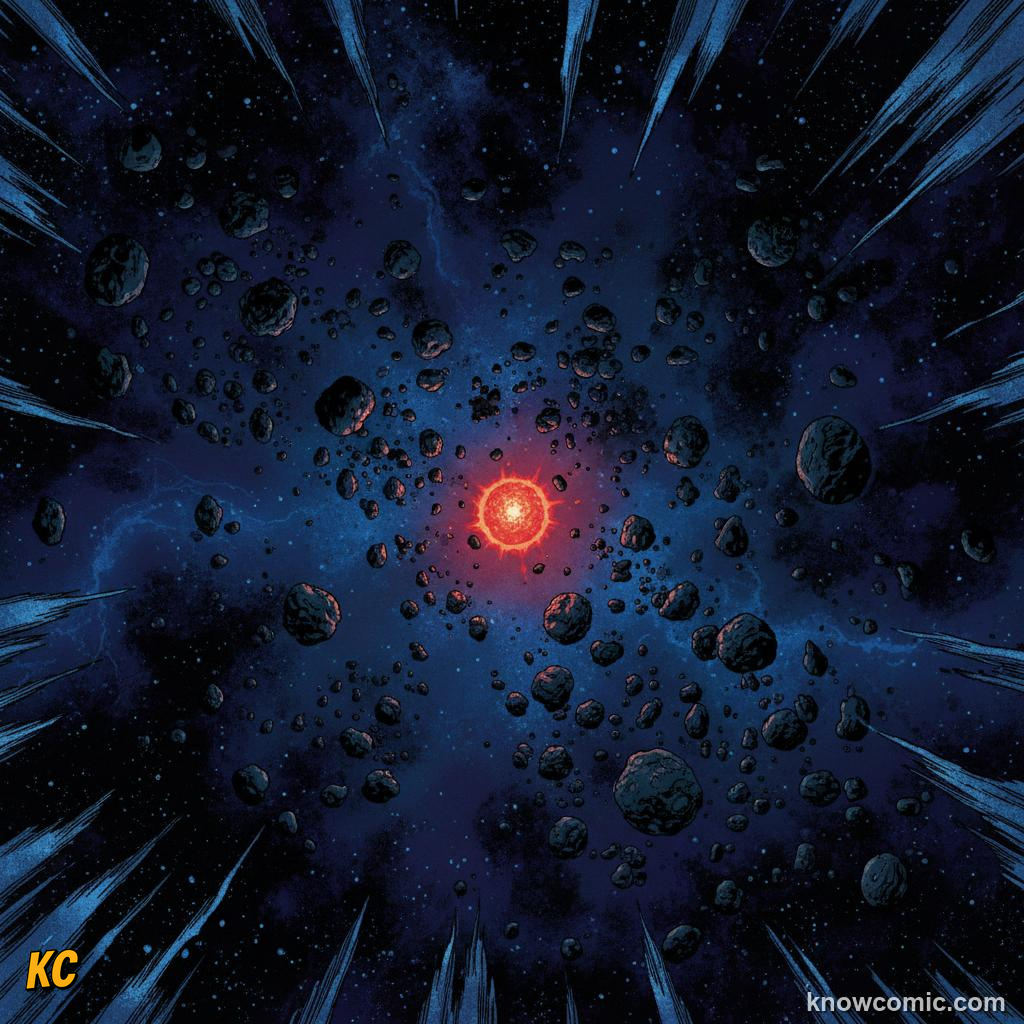 Big Rip scenario where dark energy tears apart galaxies, stars, and atoms in the far future