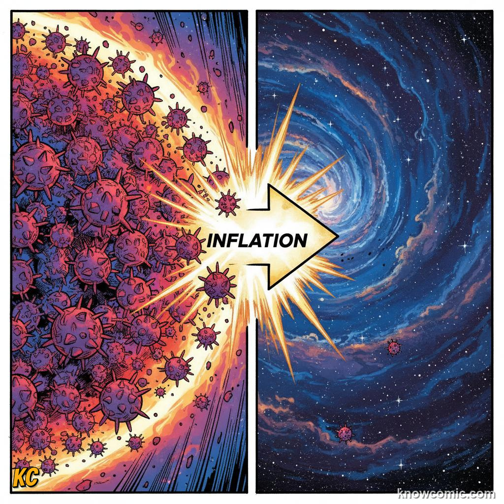 Monopole problem: exotic particles predicted by physics diluted to near zero density by rapid inflation