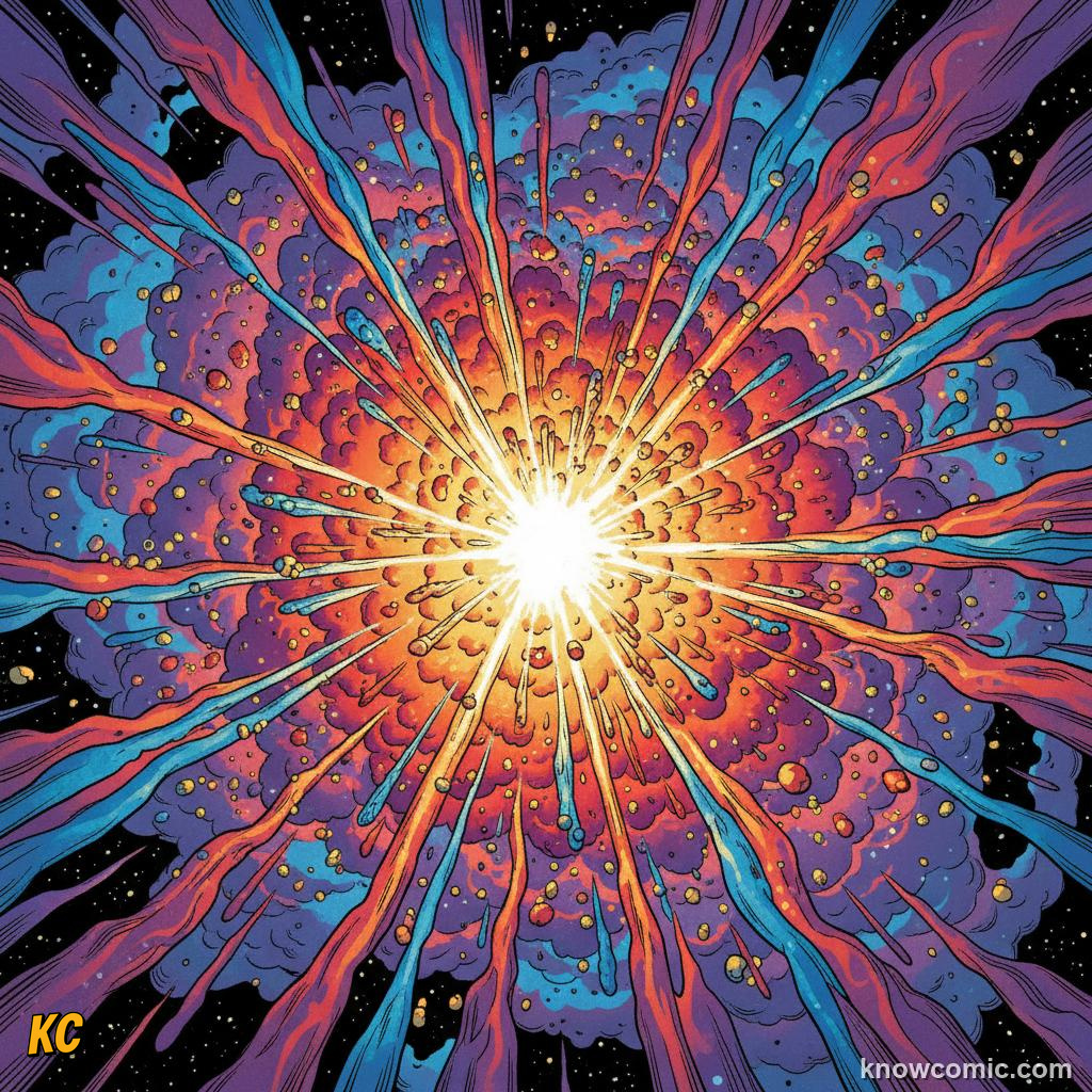 Reheating after inflation converts field energy back into particles filling the hot expanding universe