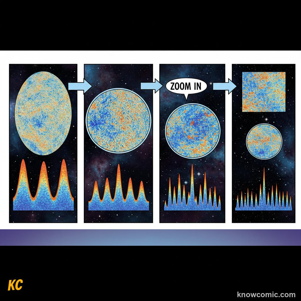 Primordial gravitational waves rippling through the fabric of space as cosmic inflation occurs