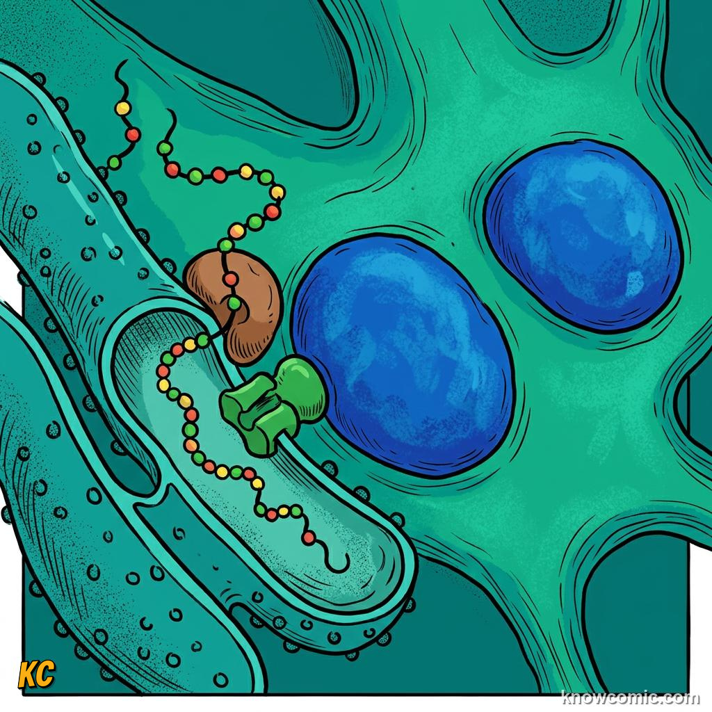 Comic panel about rough er: network: Rough, educational kids illustration