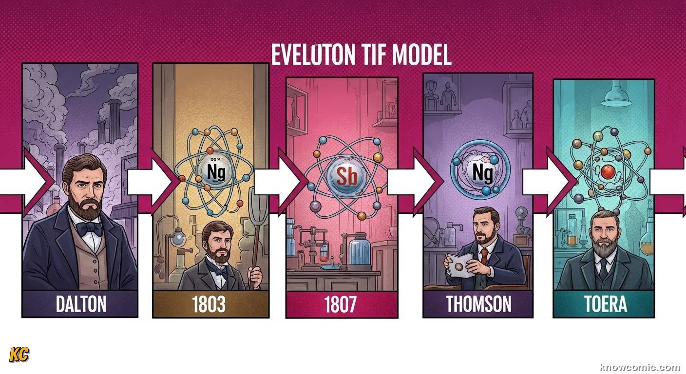 WHY THE ATOMIC IDEA CHANGED EVERYTHING: comic illustration from Topic 01: The Atomic Idea