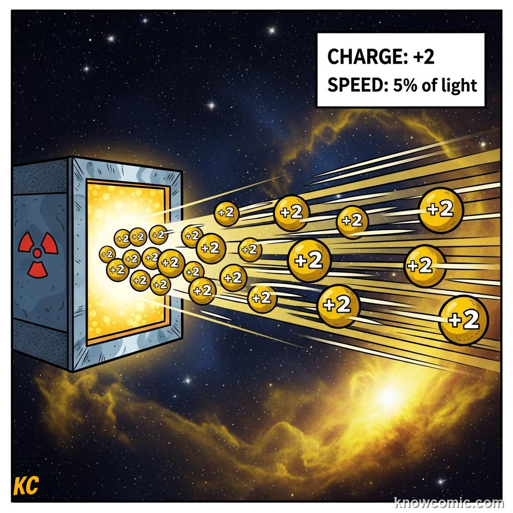 WHEN THE PUDDING MODEL WOBBLED: comic illustration from Topic 03: The Nuclear Atom