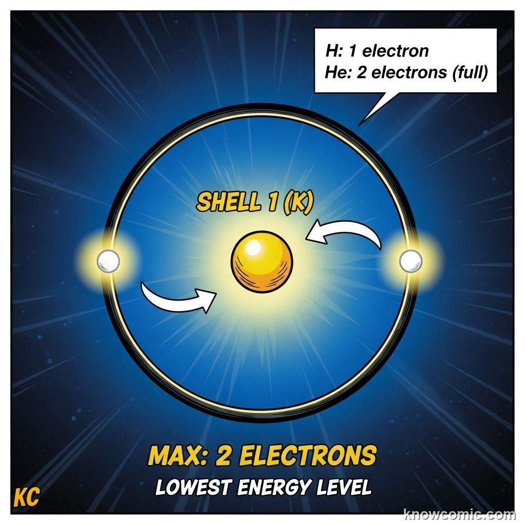 BOHR'S THREE RULES FOR ELECTRONS: comic illustration from Topic 04: The Bohr Model