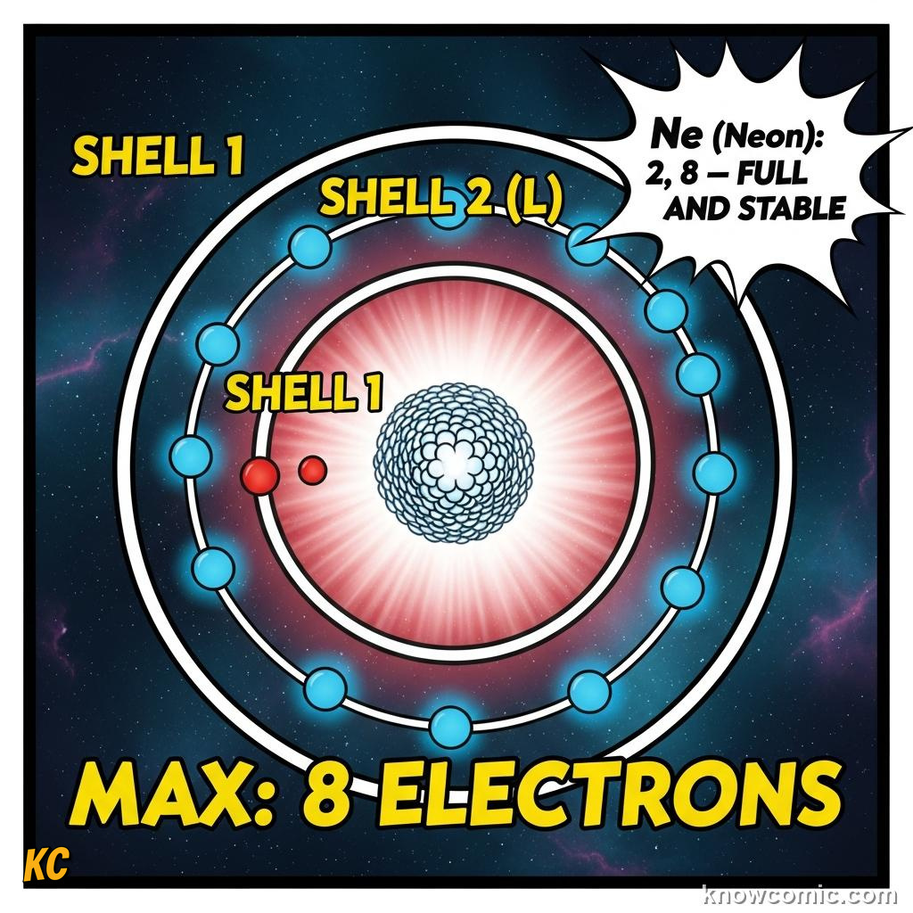 BOHR'S THREE RULES FOR ELECTRONS: comic illustration from Topic 04: The Bohr Model