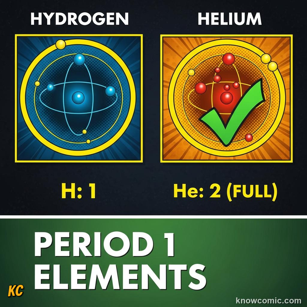 HOW ELECTRONS FILL THE SHELLS: comic illustration from Topic 04: The Bohr Model