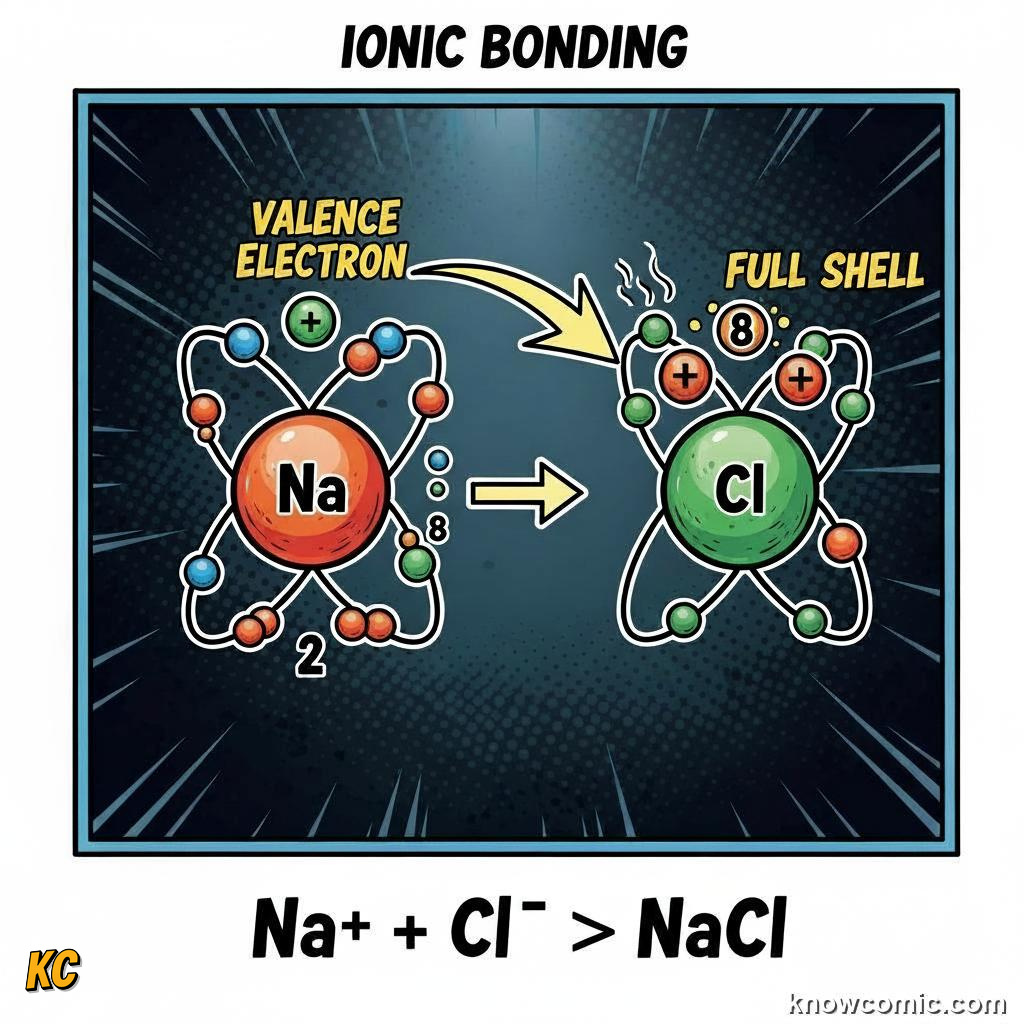 HOW ELECTRONS FILL THE SHELLS: comic illustration from Topic 04: The Bohr Model