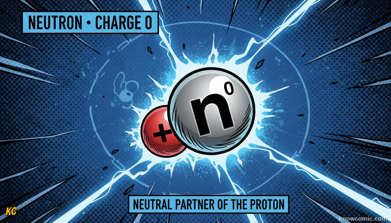 MEET THE NEUTRON: comic illustration from Topic 06: Neutrons & Isotopes