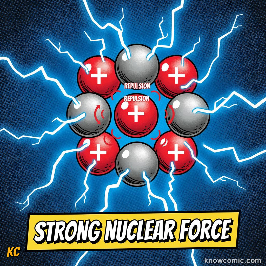 THE NEUTRON — THE NUCLEUS'S SILENT PARTNER: comic illustration from Topic 06: Neutrons & Isotopes