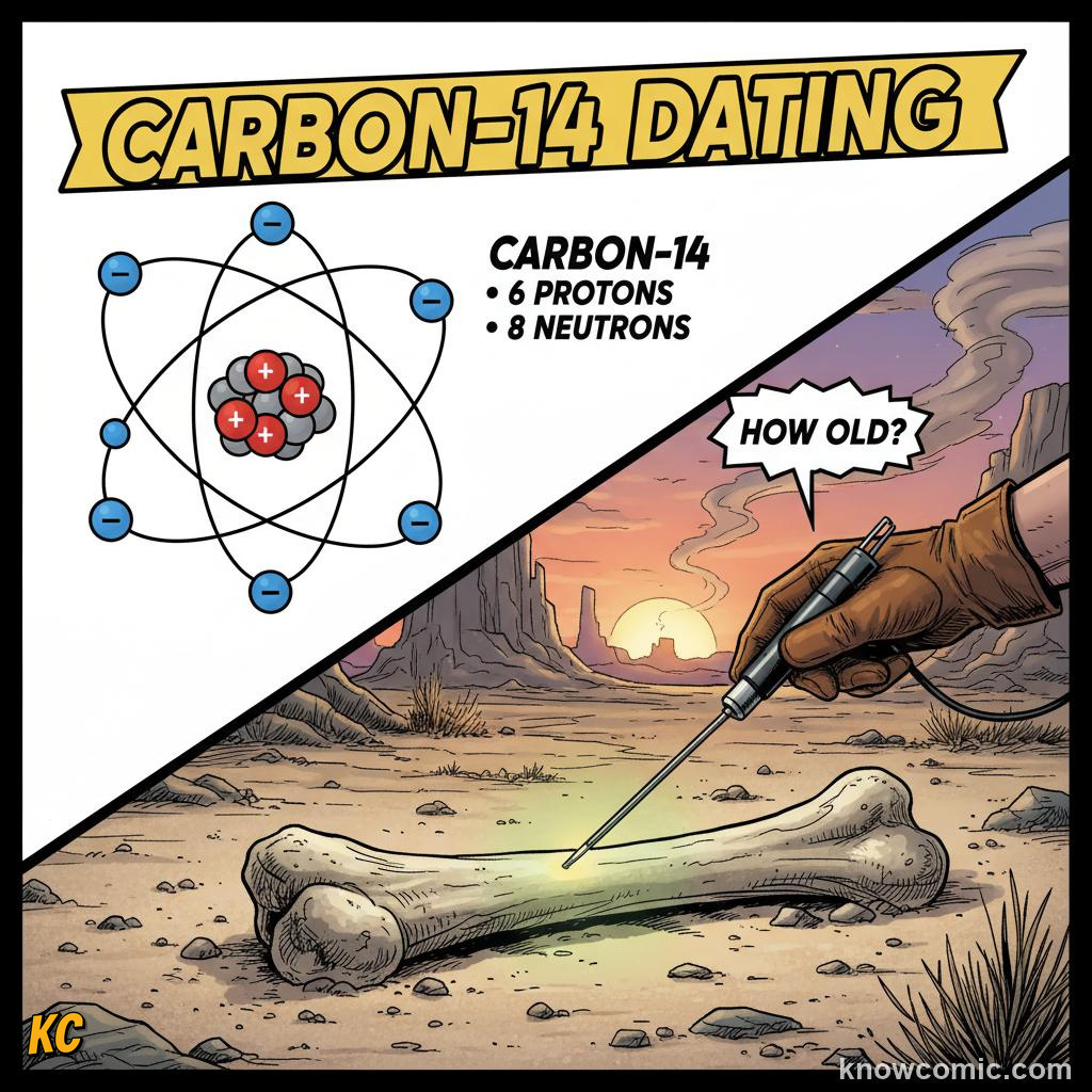 EVERY ELEMENT HAS AN ISOTOPE FAMILY: comic illustration from Topic 06: Neutrons & Isotopes