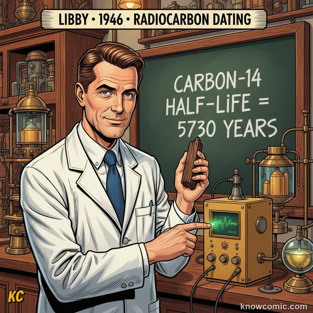 THREE WAYS ISOTOPES CHANGE THE WORLD: comic illustration from Topic 06: Neutrons & Isotopes