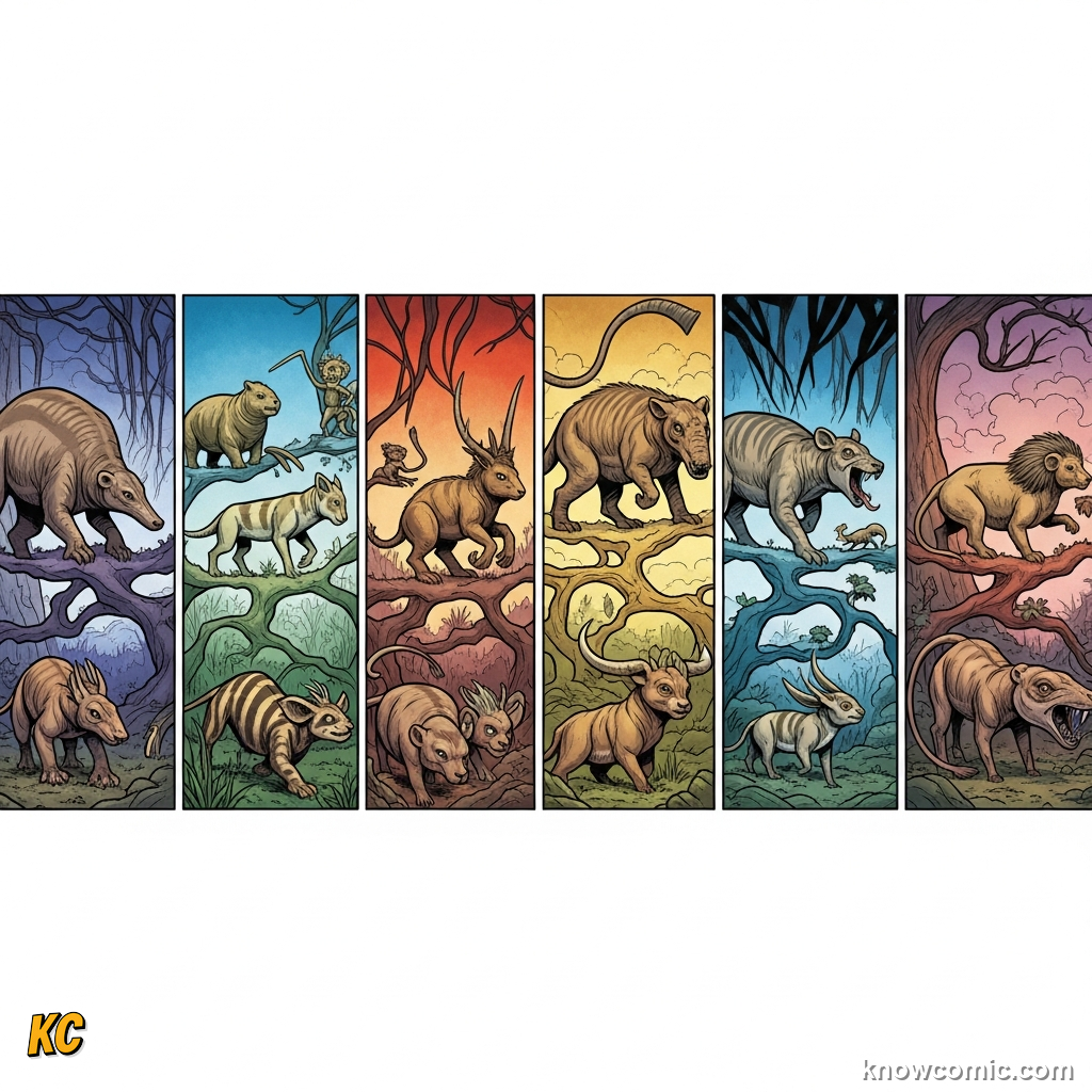 GAP, comic scene of mammal diversification