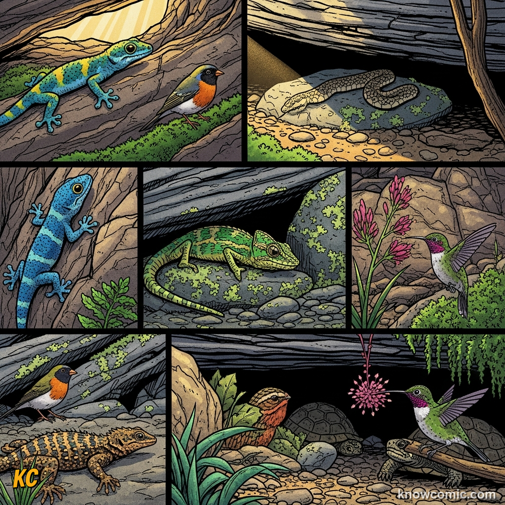 WHO MADE IT THROUGH?, comic scene of survivor groups