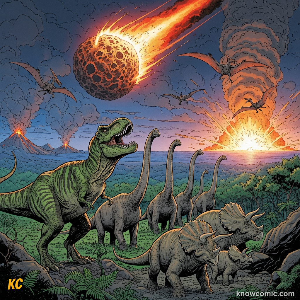 NAME THEM, KNOW THEM, comic scene of kpg extinction