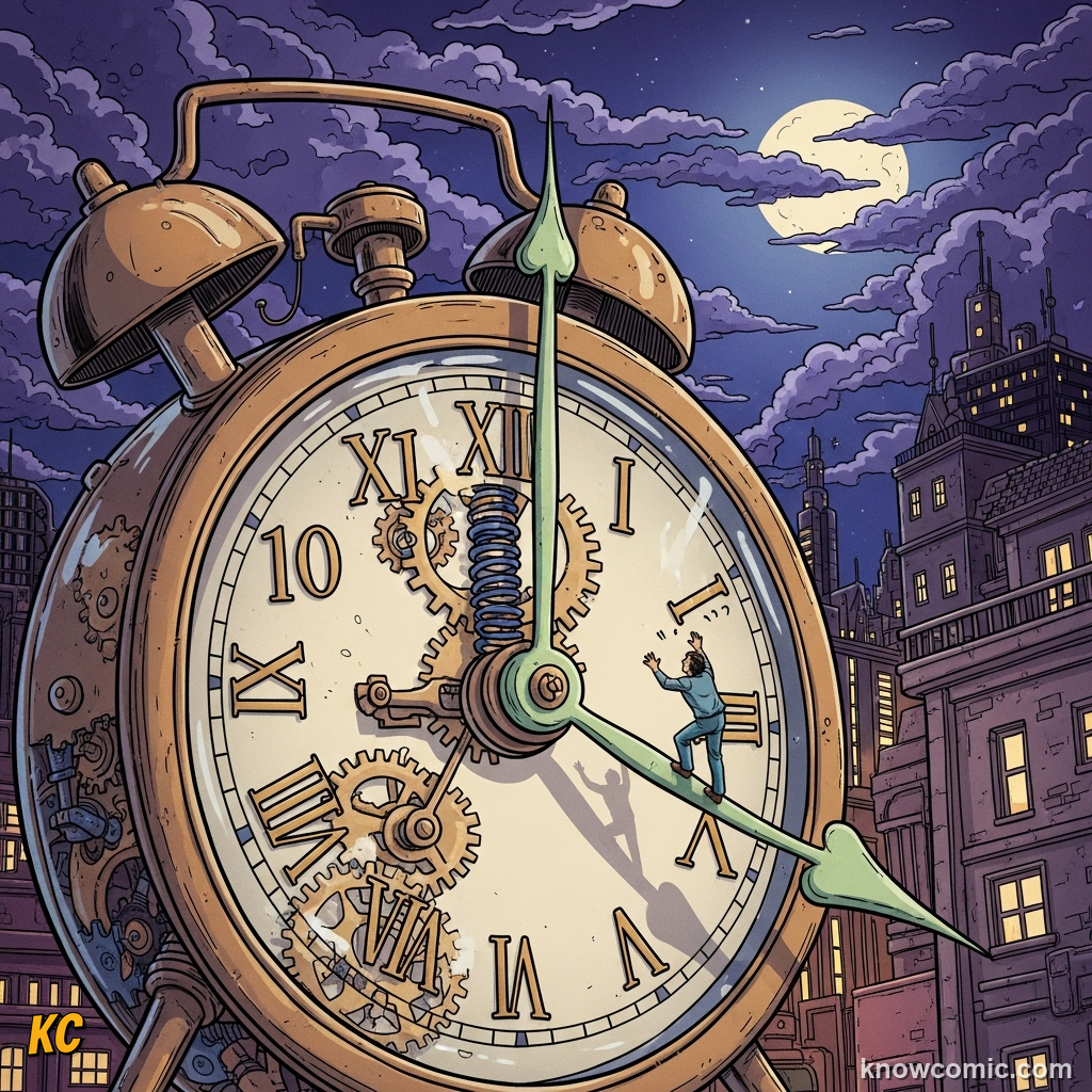 ONE DAY = ALL OF EARTH HISTORY, comic scene of human two seconds