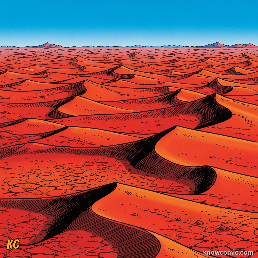 Pangaea: vast red desert interior of the supercontinent