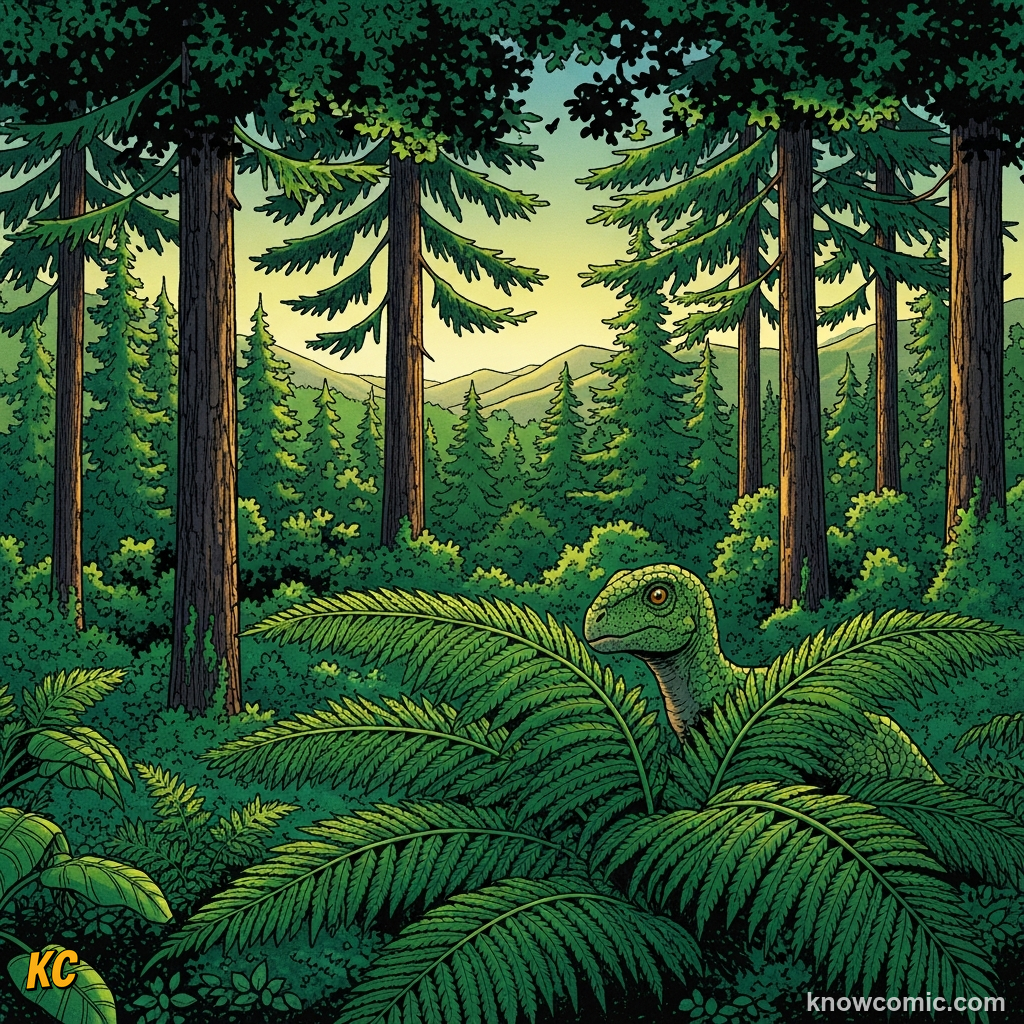 Green poles: lush polar forest where dinosaurs lived without ice