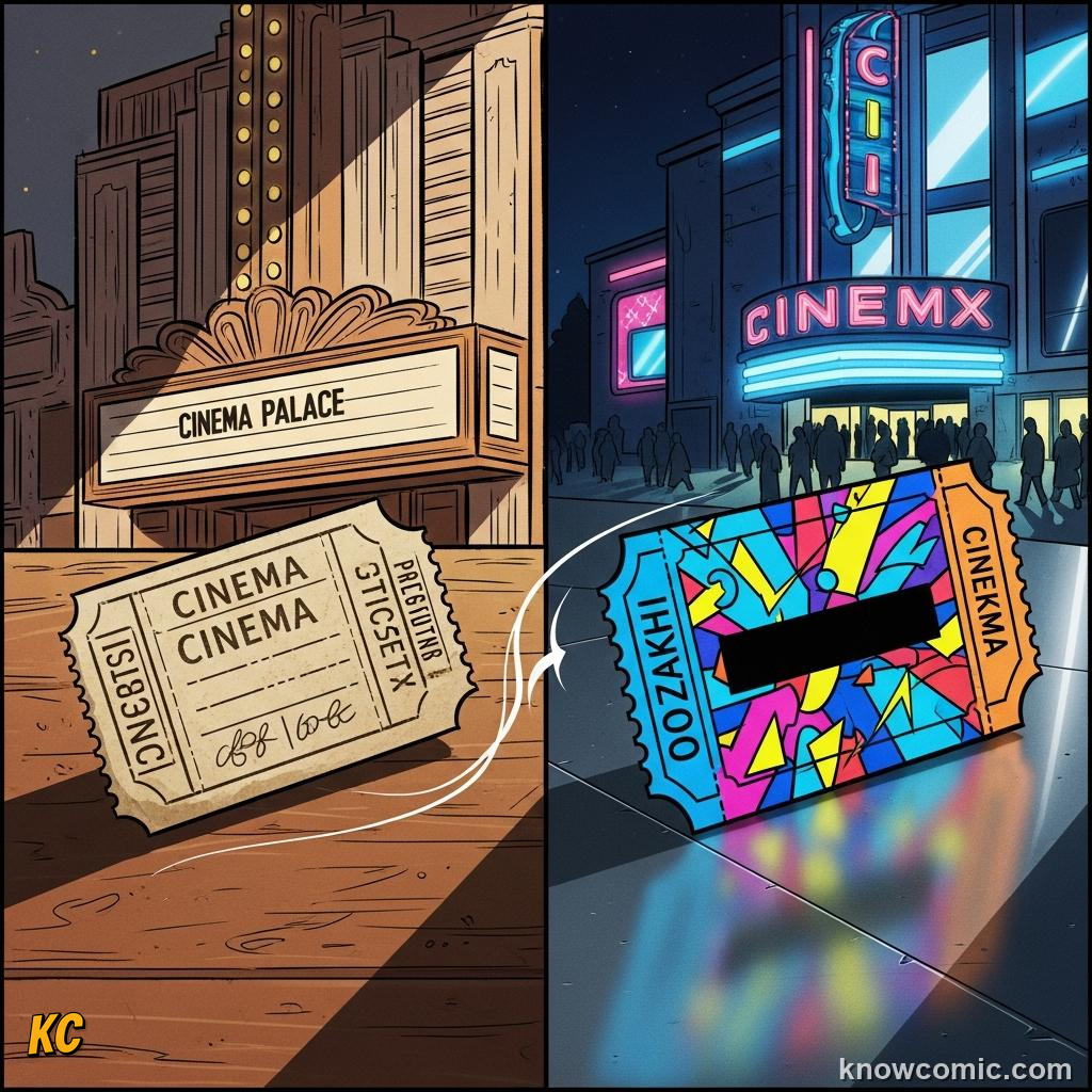 Cinema ticket costing far more now than decades ago, an example of inflation over time