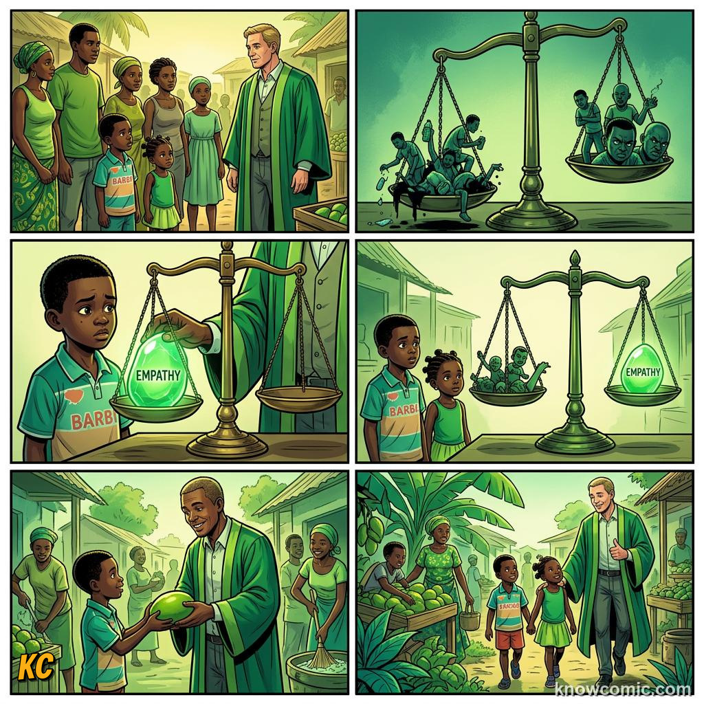Comic panel about disgust and protection: Say No Without Shaming People, Fair Judge, educational kids illustration