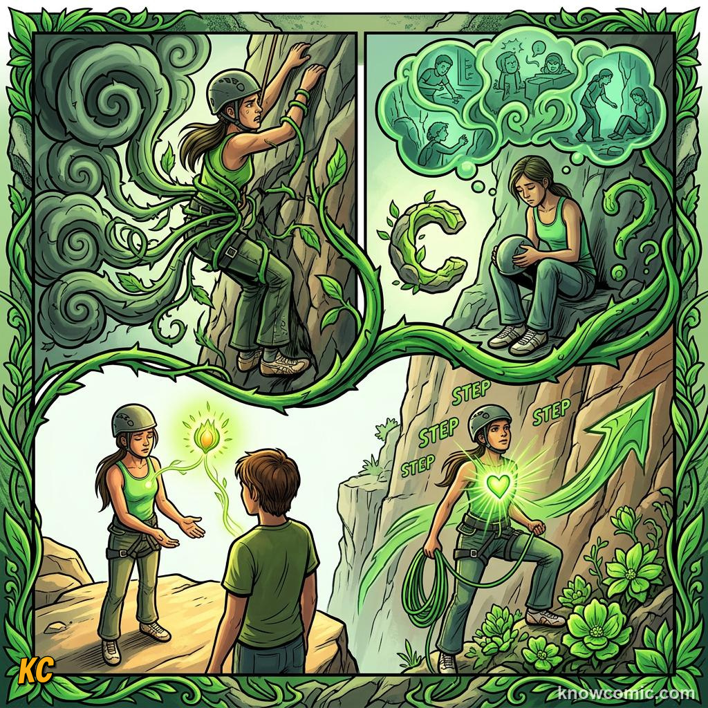 Comic panel about shame versus guilt: Guilt Motivates Repair, Apologize, educational kids illustration