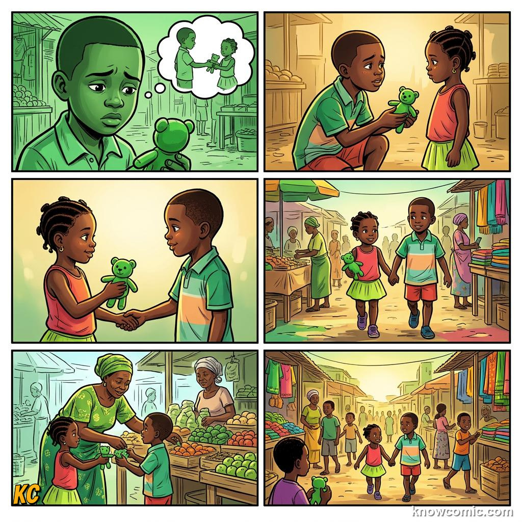 Comic panel about shame versus guilt: Guilt Motivates Repair, Improve, educational kids illustration