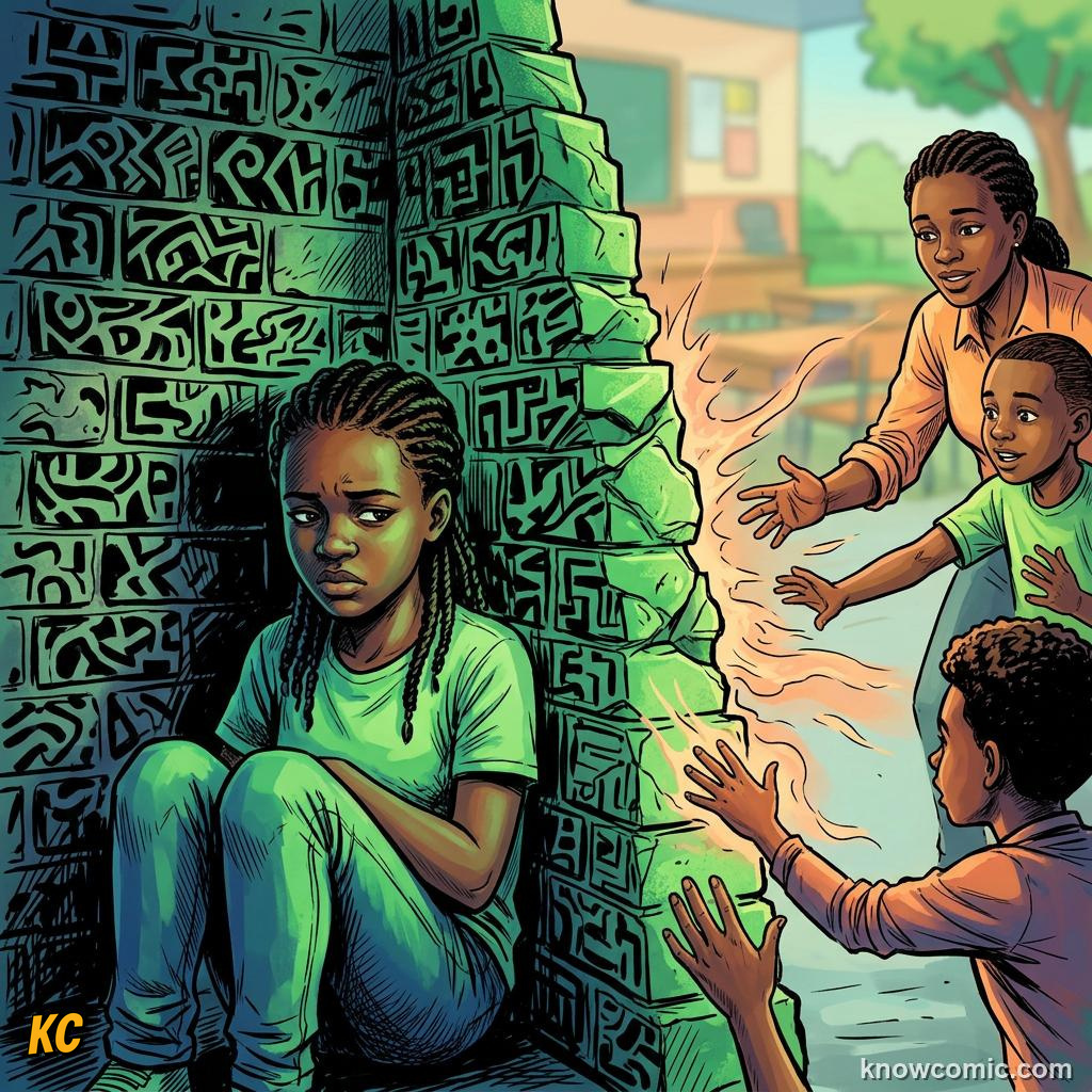 Comic panel about shame versus guilt: You Are Not Your Worst Moment, Translate, educational kids illustration