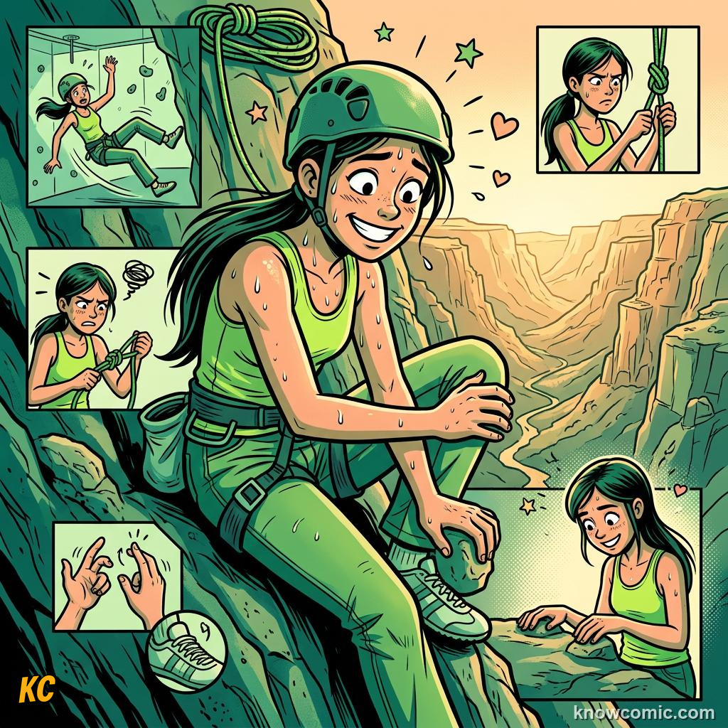 Comic panel about pride and achievement: Pride Celebrates Real Effort, Hard Work, educational kids illustration