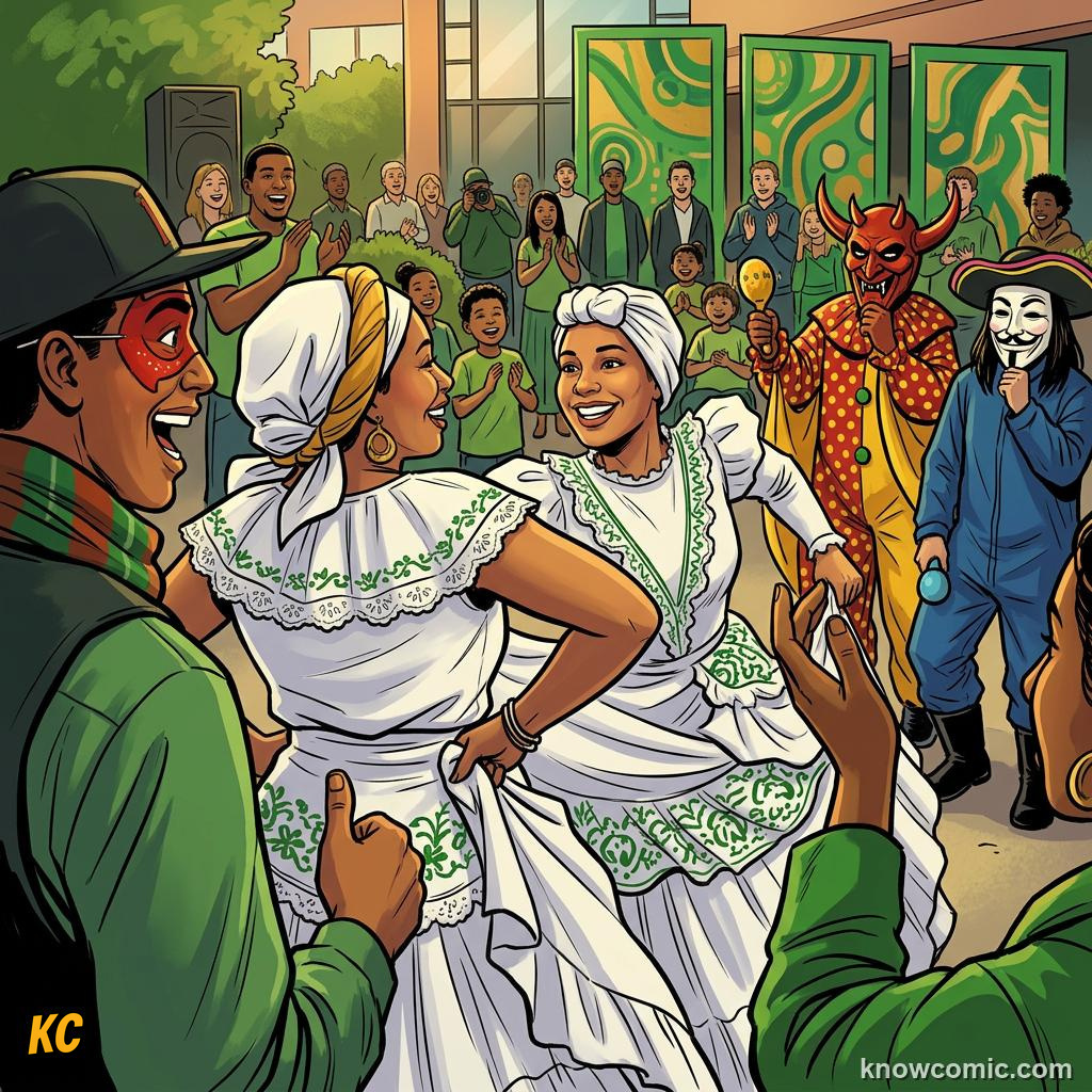 Comic panel about pride and achievement: Check In, educational kids illustration