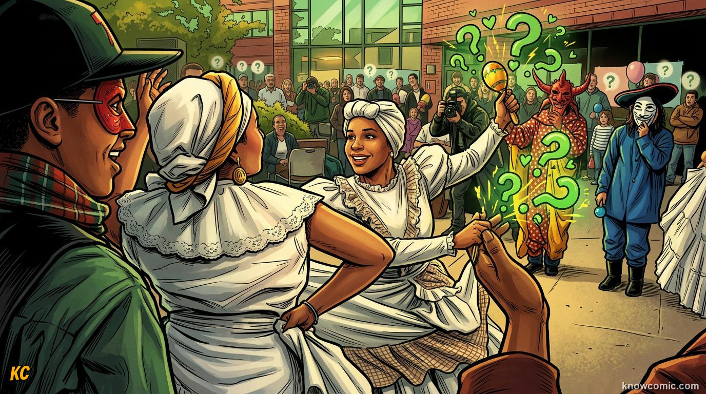 Comic panel about interest and curiosity: Ask Why, educational kids illustration