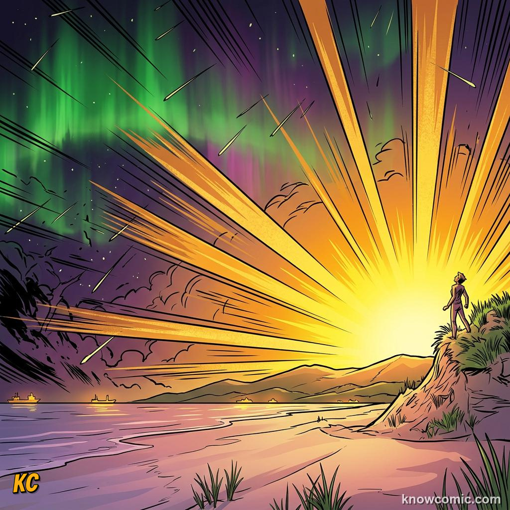 Comic panel about anticipation and hope: Hope Is Fuel For Tough Days, Not Naive, educational kids illustration