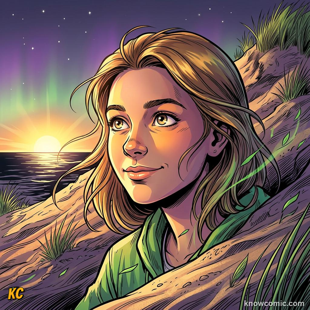 Comic panel about anticipation and hope: Hope Is Fuel For Tough Days, One Step, educational kids illustration