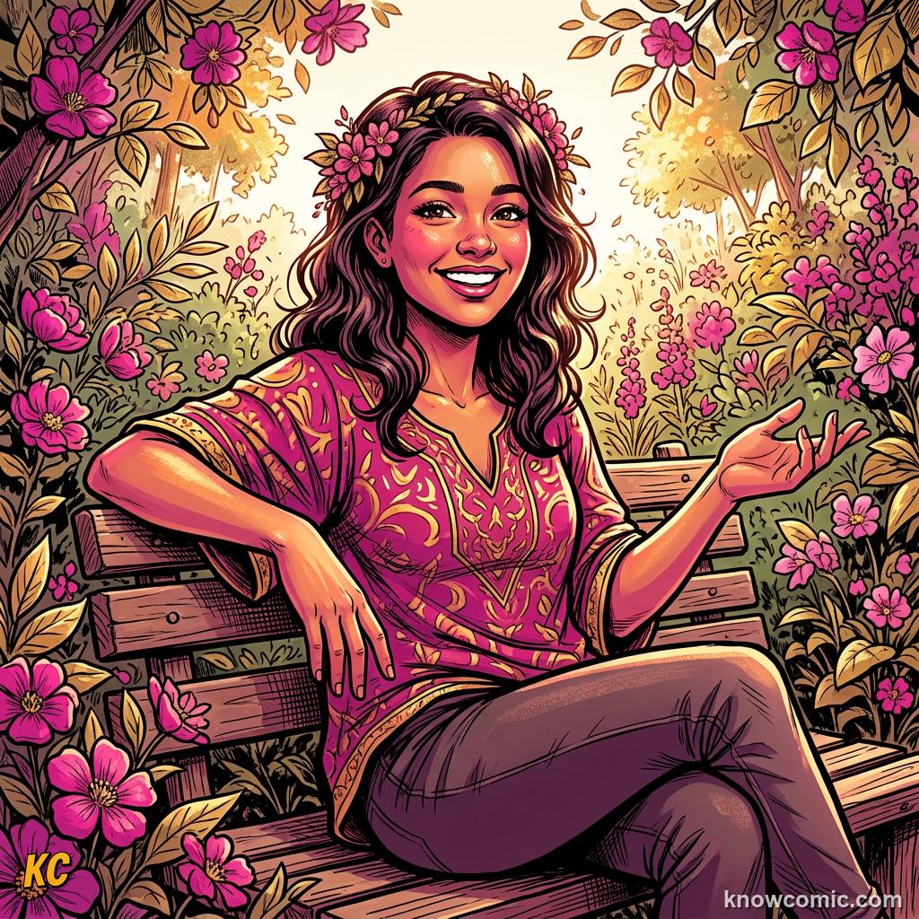 Immune system boost from joy illustration