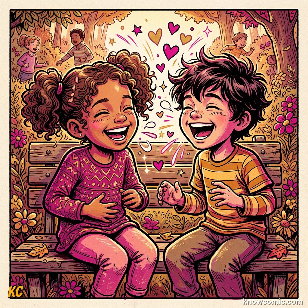 Laughter together creates memories
