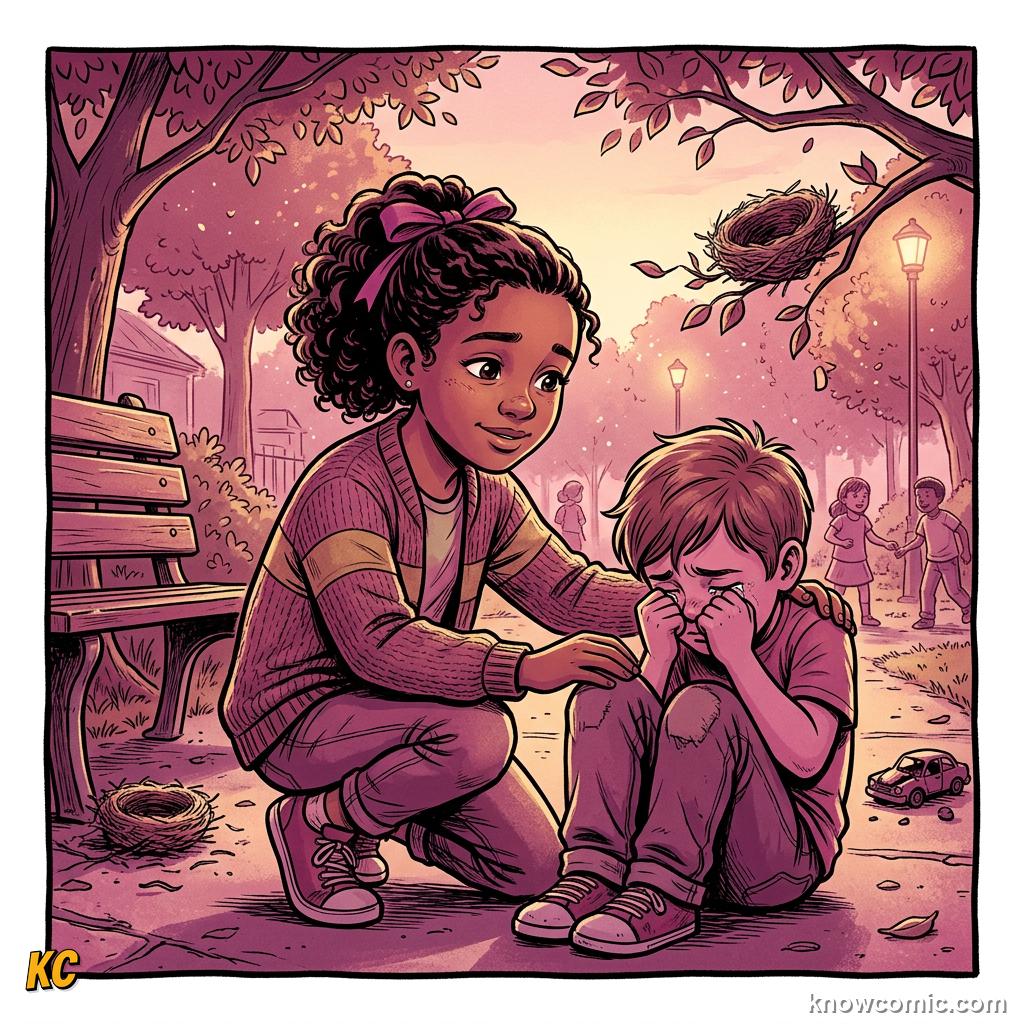 Grief becomes deeper understanding illustration