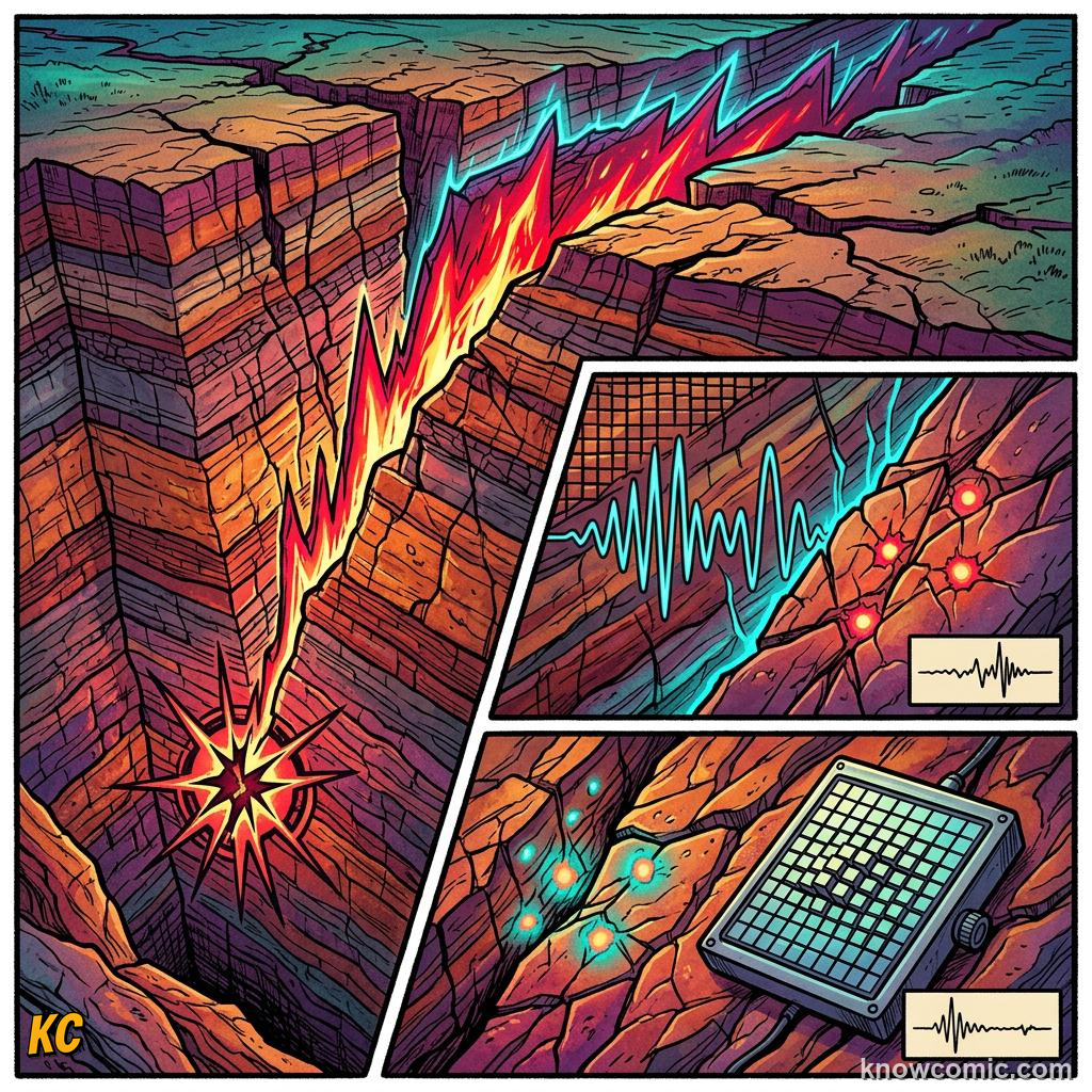 Sequence of smaller aftershocks following main earthquake along same fault zone