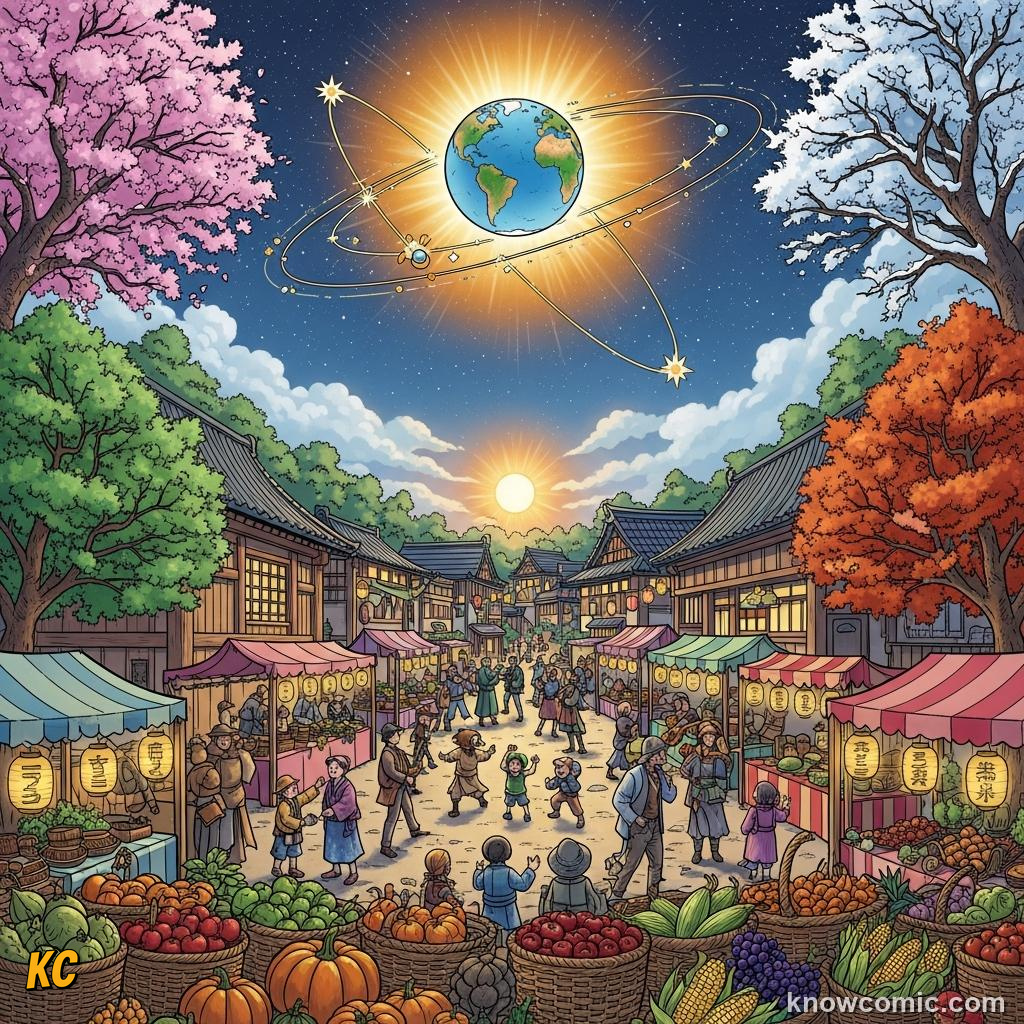 Solstice festivals and harvest celebrations tied to day length worldwide