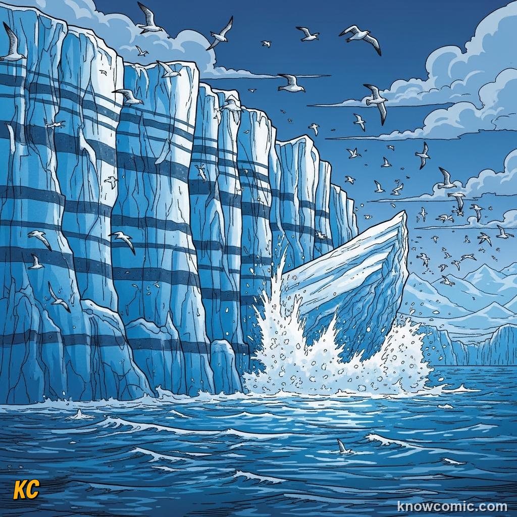 Most freshwater locked in ice sheets of Greenland and Antarctica
