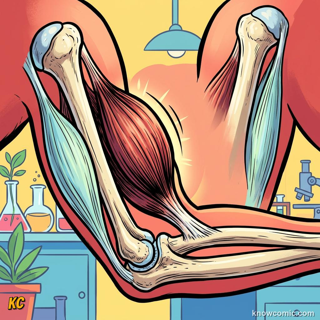 Muscle Growth Basics comic panel showing pull power