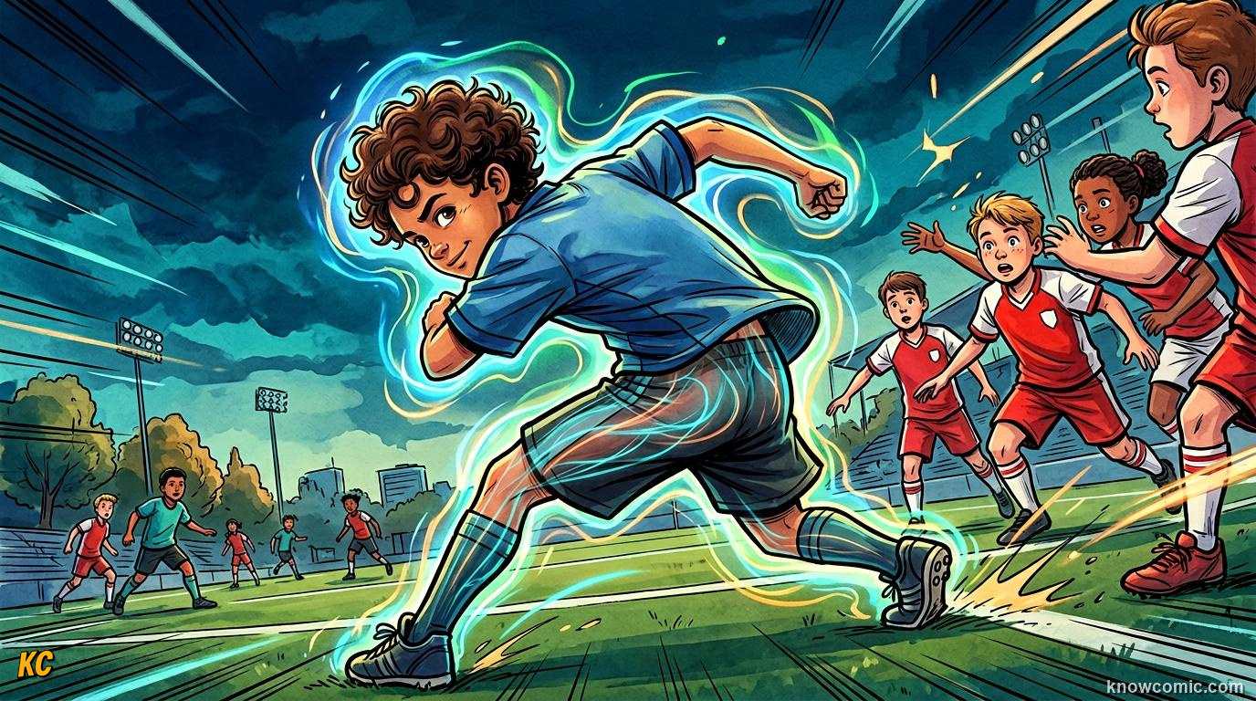 Flexibility and Stretching comic panel: big benefits, flexibility keeps you safe
