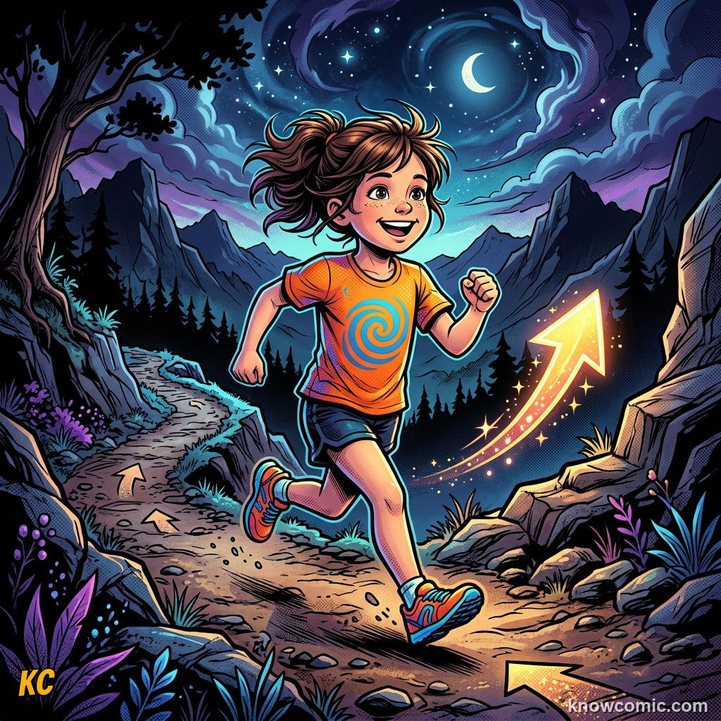 The Aerobic Engine comic panel showing start easy