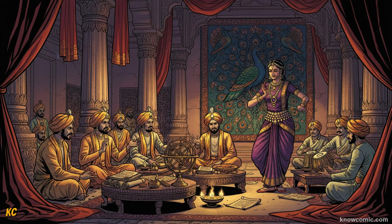 Gupta golden age with Aryabhata calculating astronomy and mathematics