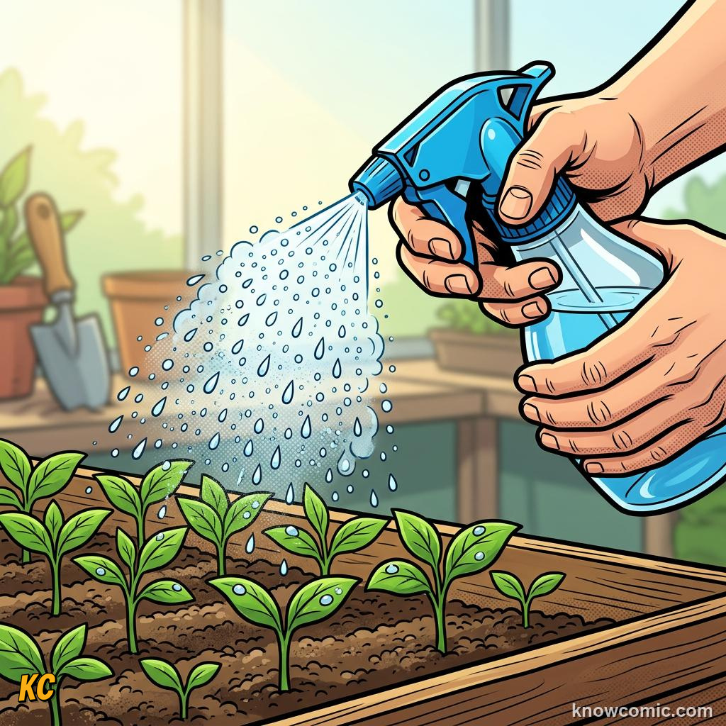 Home agriculture: DISTANCE, Keep nozzle 15 to 20 cm away.