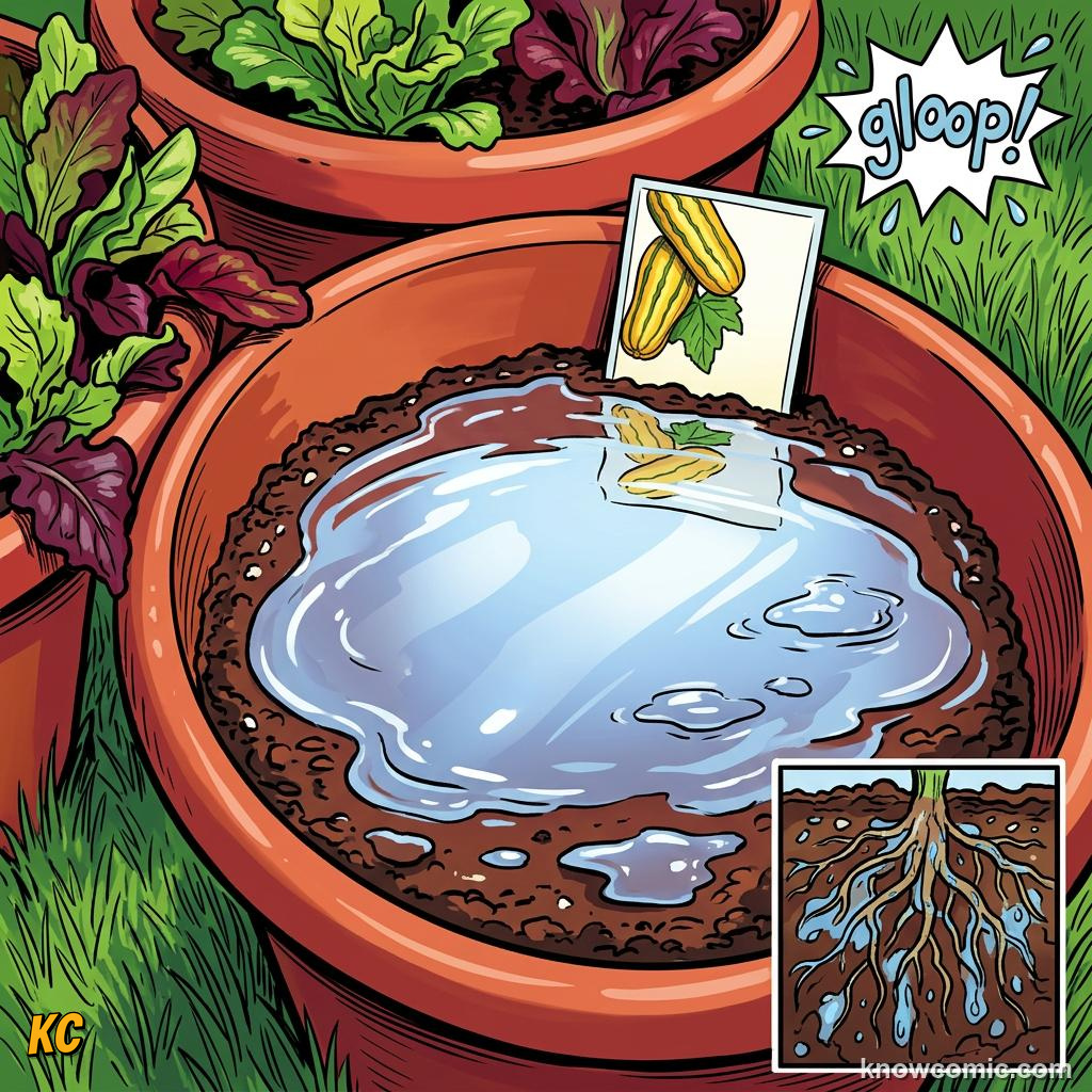 Home agriculture: WARNING, Constant wet shine means too much.